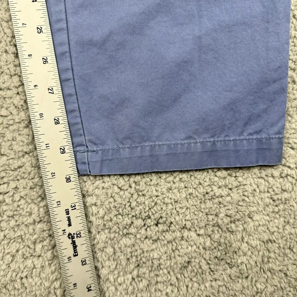 Polo Ralph Lauren Pants Boys 20 Flat Front Light Blue Chino Casual *SEE PHOTOS* - Picture 8 of 11